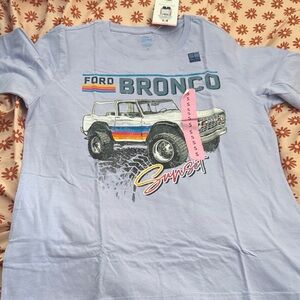 Ford Bronco Retro Blue T-Shirt vintage